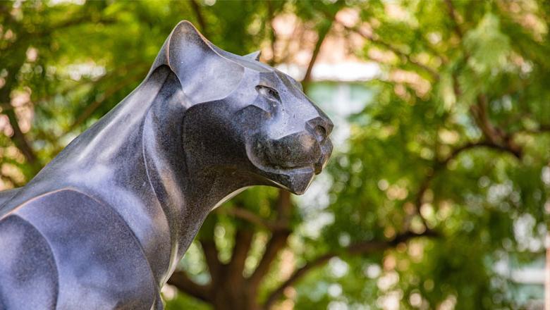 panther statue